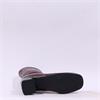 Una Healy Feathered Block Heel Ankleboot - Berry